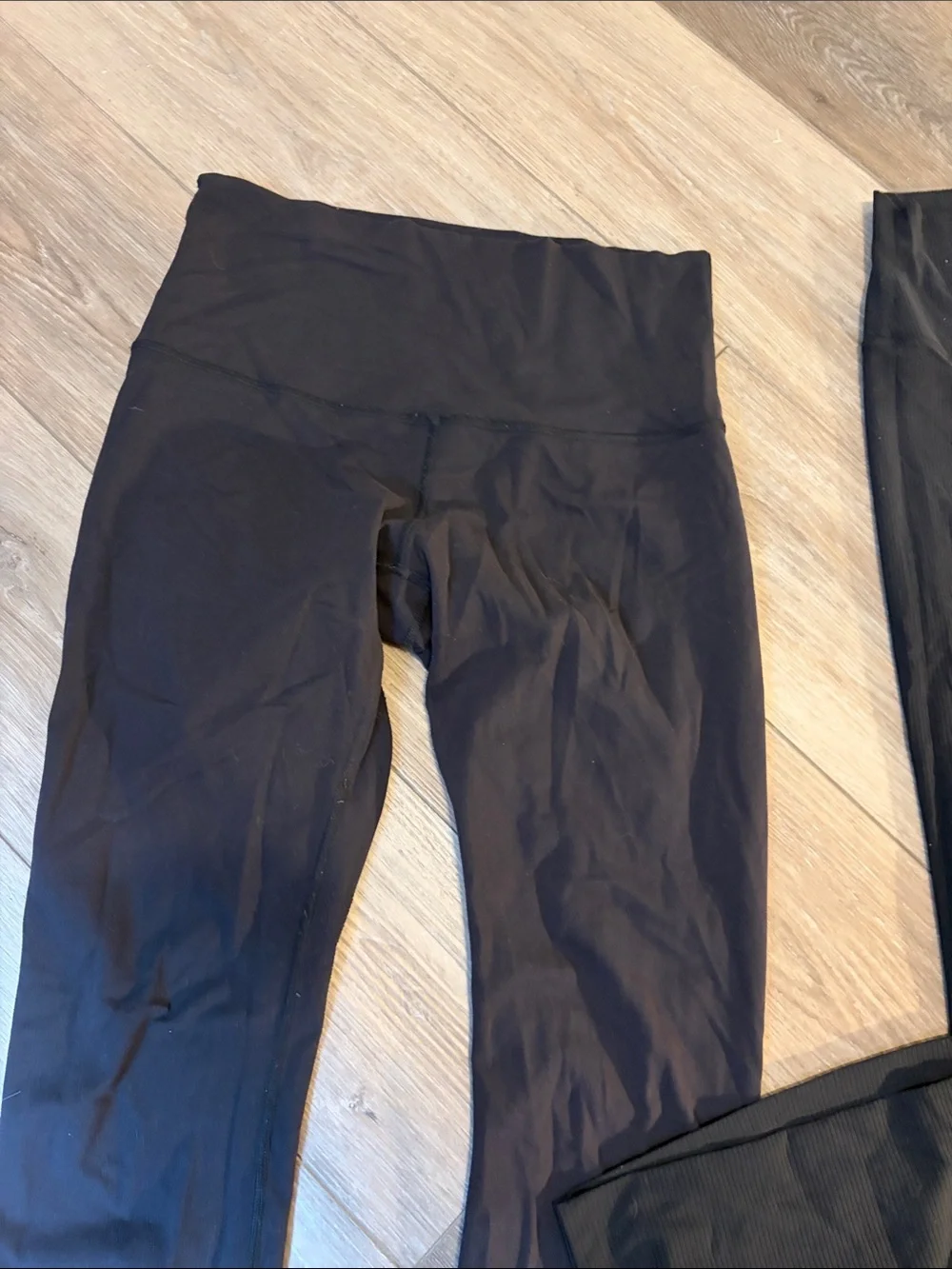 Lot of 5 Black High-Waist Leggings size 10 large
